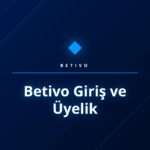 Betivo giriş ve üyelik ekranını gösteren bir dizüstü bilgisayar