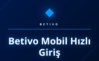 Akıllı telefon ekranında Betivo mobil hızlı giriş arayüzü