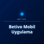 Akıllı telefonda Betivo mobil uygulama arayüzü ve bahis seçenekleri