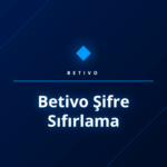 Betivo şifre sıfırlama işlemi için kilit ve anahtar simgesi