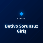 Betivo sorunsuz giriş ekranını gösteren bir dizüstü bilgisayar