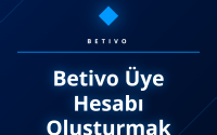 Betivo üye hesabı oluşturmak için dizüstü bilgisayarda kayıt formu.